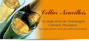 vente de champagne, crémant, mousseux